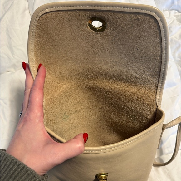 Vintage coach quincy bag in bone - Picture 7 of 9